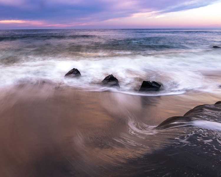 Picture of USA-NEW JERSEY-CAPE MAY NATIONAL SEASHORE-SUNRISE ON SHORE