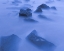 Picture of USA-NEW JERSEY-CAPE MAY NATIONAL SEASHORE SUNRISE MIST ON ROCKY SHORE