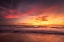 Picture of USA-NEW JERSEY-CAPE MAY NATIONAL SEASHORE SUNSET ON OCEAN SHORE