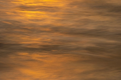 Picture of USA-NEW JERSEY-CAPE MAY NATIONAL SEASHORE OCEAN REFLECTIONS AT SUNSET