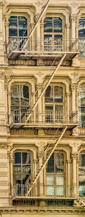 Picture of USA-NEW YORK WINDOWS AND FIRE ESCAPES
