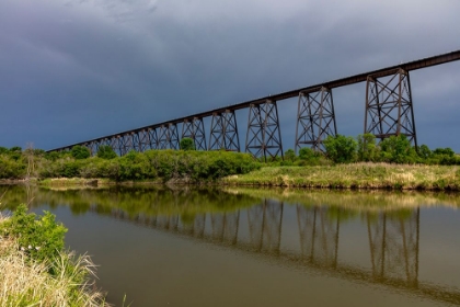 Picture of HI-LINE RAILROAD BRIDGE OVER THE SHEYENNE RIVER IN VALLEY CITY-NORTH DAKOTA-USA