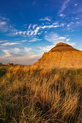 Picture of BADLANDS FORMATIONS IN THEODORE ROOSEVELT NATIONAL PARK-NORTH DAKOTA-USA