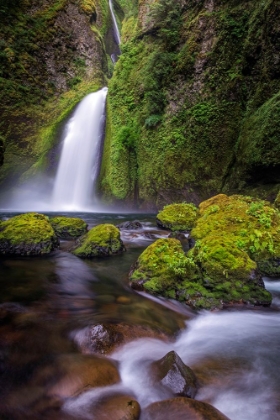 Picture of WAHCLELLA FALLS ALONG TANNER CREEK-COLUMBIA RIVER GORGE-OREGON