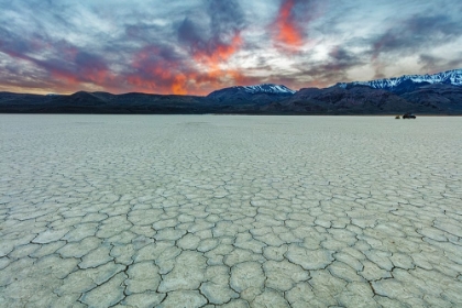 Picture of PLAYA AT SUNSET WITH STEEN MOUNTAIN ON THE ALVORD DESERT IN HARNEY COUNTY-OREGON-USA