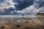 Picture of STORM CLOUDS AT LOW TIDE ON BEACH AT CAPE KIWANDA IN PACIFIC CITY-OREGON-USA