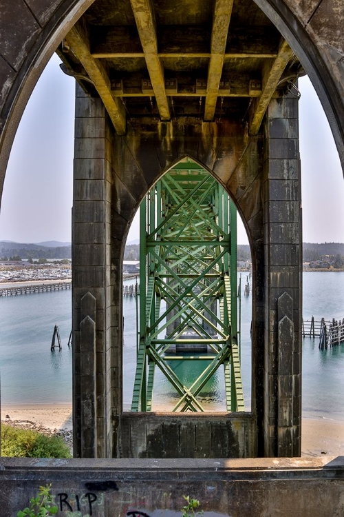 Picture of USA-OREGON-NEWPORT YAQUINA BAY BRIDGE