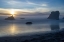 Picture of USA-OREGON-BANDON BANDON BEACH-SUNSET AT THE BEACH