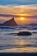 Picture of USA-OREGON-BANDON BANDON BEACH-SUNSET AT THE BEACH