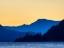 Picture of OREGON-COLUMBIA RIVER GORGE NATIONAL SCENIC AREA-COLUMBIA RIVER AND GORGE PEAKS AT SUNSET