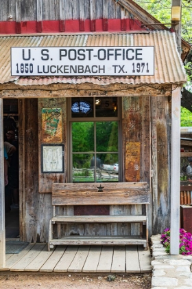 Picture of LUCKENBACH-TEXAS-USA-SMALL TOWN POST OFFICE IN LUCKENBACH-TEXAS