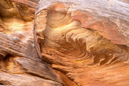 Picture of USA-UTAH-GRAND WASH-CAPITOL REEF NATIONAL PARK CLOSE-UP OF ROCK PATTERN