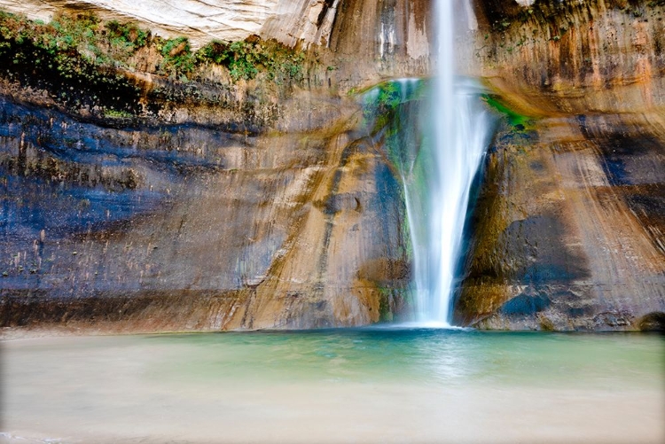 Picture of USA-UTAH-GRAND STAIRCASE ESCALANTE NATIONAL MONUMENT LOWER CALF CREEK FALLS