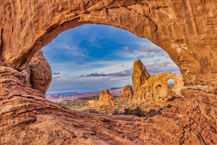 Picture of DOUBLE ARCH-ARCHES NATIONAL PARK-UTAH