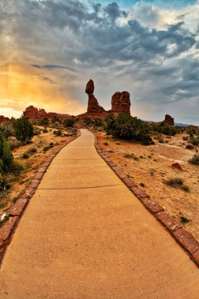 Picture of ARCHES NATIONAL PARK EVENING LIGHT-USA-UTAH