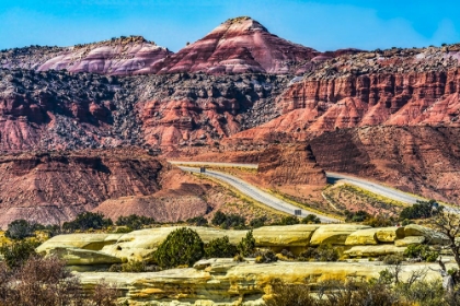Picture of COLORFUL RED CANYON-CASTLE VALLEY-I-70 HIGHWAY-UTAH
