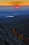 Picture of USA-VIRGINIA-SHENANDOAH NATIONAL PARK-SUNRISE ALONG SKYLINE DRIVE IN THE FALL