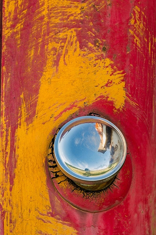 Picture of GAS CAP ON OLD ABANDONED TRUCK-PALOUSE REGION OF EASTERN WASHINGTON STATE