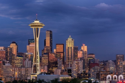 Picture of SEATTLE SKYLINE AT DUSK-SEATTLE-WASHINGTON STATE