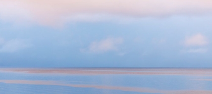 Picture of USA-WASHINGTON STATE-SEABECK PASTEL SUNRISE PANORAMIC OVER HOOD CANAL