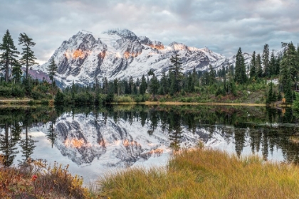 Picture of WASHINGTON STATE-MT BAKER AND SNOQUALMIE NATIONAL FOREST-MT SHUKSAN AND PICTURE LAKE