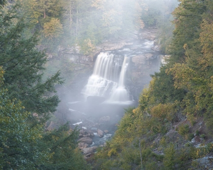 Picture of USA-WEST VIRGINIA-DAVIS OVERVIEW OF WATERFALL IN BLACKWATER STATE PARK