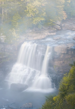 Picture of USA-WEST VIRGINIA-DAVIS OVERVIEW OF WATERFALL IN BLACKWATER STATE PARK