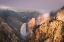 Picture of LOWER FALLS AT SUNRISE FROM ARTIST POINT-YELLOWSTONE NATIONAL PARK-WYOMING