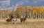 Picture of HORSES JUST OUTSIDE-GRAND TETON NATIONAL PARK-WYOMING