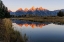 Picture of TETON RANGE REFLECTED IN SNAKE RIVER FROM SCHWABACHER LANDING-GRAND TETON NATIONAL PARK-WYOMING