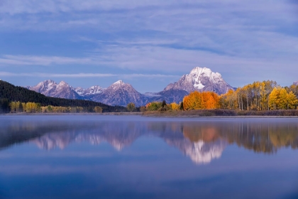 Picture of AUTUMN VIEW OF MOUNT MORAN AND SNAKE RIVER-GRAND TETON NATIONAL PARK-WYOMING