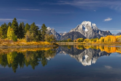 Picture of AUTUMN VIEW OF MOUNT MORAN AND SNAKE RIVER-GRAND TETON NATIONAL PARK-WYOMING