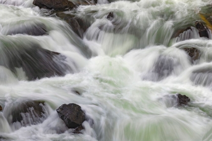 Picture of FLOWING WATER IN FIREHOLE RIVER-YELLOWSTONE NATIONAL PARK-WYOMING