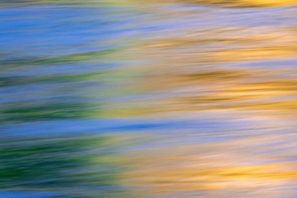 Picture of SUNSET COLORS AND TREES REFLECTING ON SNAKE RIVER-GRAND TETON NATIONAL PARK-WYOMING