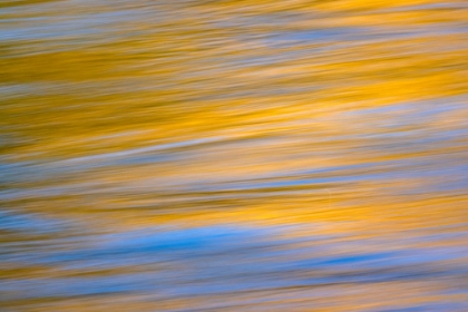 Picture of SUNSET COLORS AND TREES REFLECTING ON SNAKE RIVER-GRAND TETON NATIONAL PARK-WYOMING