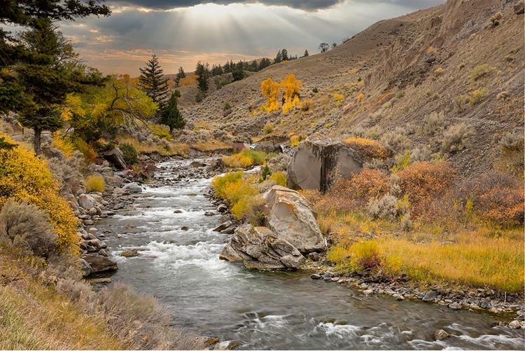 Picture of GARDINER RIVER-YELLOWSTONE NATIONAL PARK-WYOMING