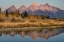 Picture of USA-WYOMING-GRAND TETON NATIONAL PARK GRAND TETON MOUNTAINS REFLECT IN LAKE