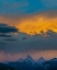Picture of USA-WYOMING-DRAMATIC SKY AT SUNSET OVER GRAND TETON-WEST SIDE OF TETON MOUNTAINS
