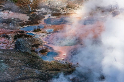 Picture of YELLOWSTONE NATIONAL PARK-USA-WYOMING ARTISTS PAINTPOTS