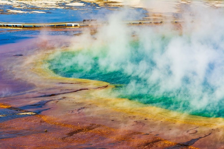 Picture of GRAND PRISMATIC SPRING-YELLOWSTONE NATIONAL PARK-WYOMING-USA