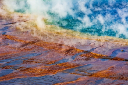 Picture of GRAND PRISMATIC SPRING-YELLOWSTONE NATIONAL PARK-WYOMING-USA