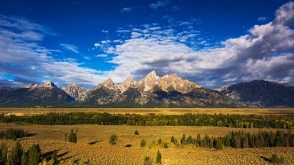 Picture of CLEARING STORM OVER THE TETON RANGE-GRAND TETON NATIONAL PARK-WYOMING-USA