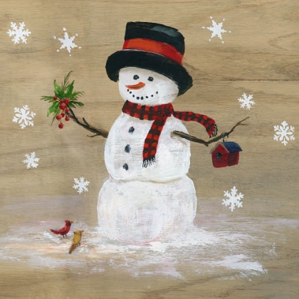 Picture of WOODEN SNOWMAN III