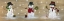 Picture of WOODEN SNOWMAN PANEL