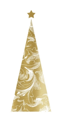 Picture of GOLD CHRISTMAS TREE I