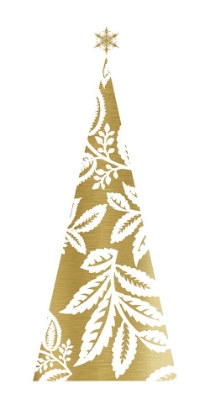 Picture of GOLD CHRISTMAS TREE III