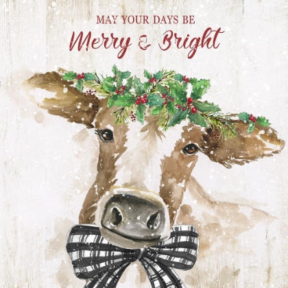 Picture of MERRY AND BRIGHT COW