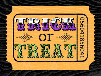 Picture of TRICK OR TREAT TICKET