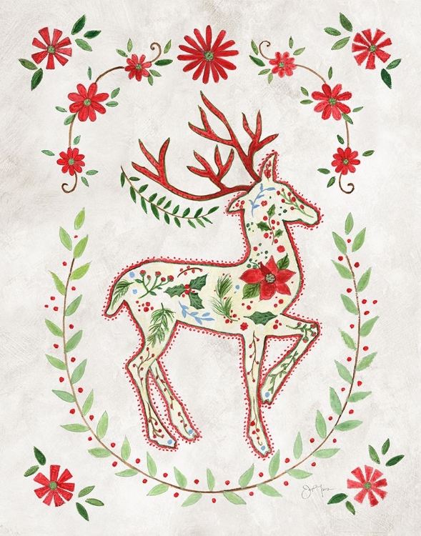 Picture of CHRISTMAS FOLK REINDEER