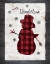 Picture of CHECKERED SNOWMAN II